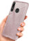 OneFlow Custodia con Lustrini Compatibile con Huawei P Smart 2019 Custodia Glitterata Antiurto, Custodia per Telefono con Strass diamantati, Custodia Brillante con Lustrini, Brillo - Rosado
