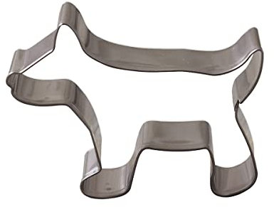 Zenker FCK44859 44859 Wolf Sandgestrahlt Tier Edelstahl Silber 7 x 5,3 cm, Ausstechformen Hund