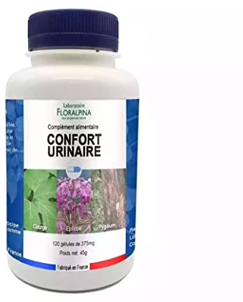 Floralpina - Confort Urinaire de l'Homme 120 Gélules - Prunier d'Afrique pour le Bien-être Urinaire