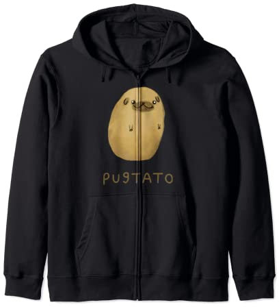 Pugtato Pommes de terre Sweat à Capuche