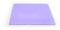 Clear Glass Chopping Board with Plain Purple Print - Size 30cm x 20cm - Non Slip Glass Worktop Savers for Kitchen - Great Worktop Protector for Any Food prep