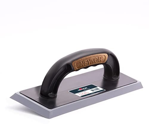 NEYNOR® Epoxi Fugenbrett - Gummi-Glättkelle - Fugenbrett Gummi - für Fliesenleger - Ergonomisch Griff - Made in EU - 230 x 80 mm