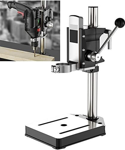 Support Perceuse Colonne, Support De Perceuse D'établi, Travail Du Bois Etablie Bricolage Aluminium Workstation pour Percer, Couper A