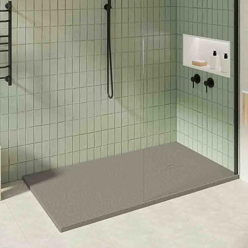 KOES - Piatto Doccia in Resina Serie OBI – 70x200 – Grigio quarzo RAL 7039