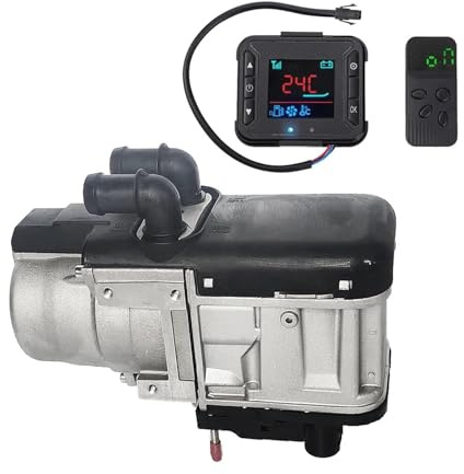 Pompa Acqua Ausiliaria Per Camion Van Car 12V 6KW Diesel Preriscaldatore Carburante Riscaldatore A Liquido Interruttore LCD Dispositivo Riscaldamento Parcheggio(A)