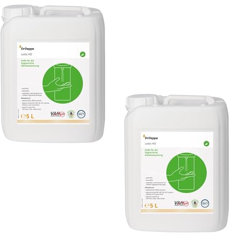 DrDeppe Lotio HD 2x5L – Alkoholhaltiges Händedesinfektionsmittel für hygienische Händewaschung