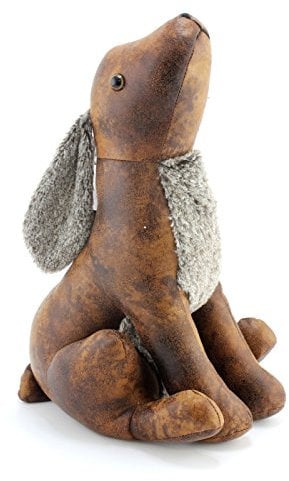 The Leonardo Collection Doorstop - Faux Leather Hare Sitting
