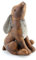 The Leonardo Collection Doorstop - Faux Leather Hare Sitting