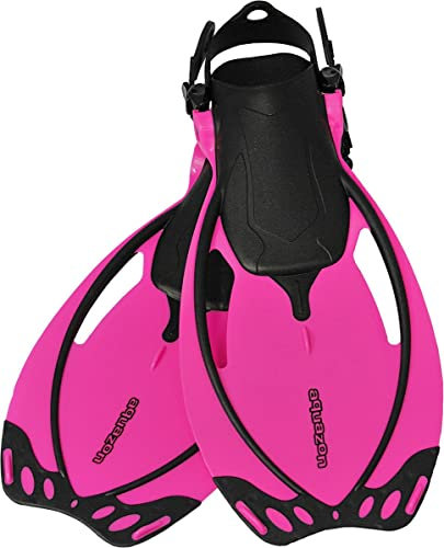 AQUAZON SIDNEY Verstellbare Flossen für Kinder und Jugendliche , Farbe:pink, Größe:27/31