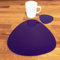 Super Cool Creations Kieselstein-Tischset und Untersetzer, Violett, 8 Tischsets und 8 Untersetzer