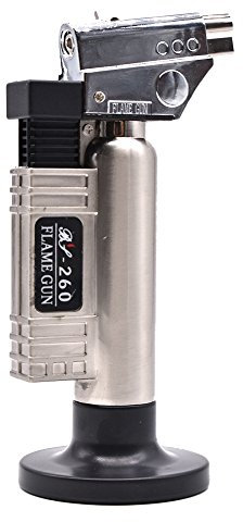 Culinary Micro Butane Torch,Kitchen Blow Torch Portable Wireless Mini Micro Chef Cooking Torch with Safety Lock & Adjustable Flame for DIY, Creme, Brulee, BBQ and Baking