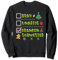 Brav, Unartig, Krankenschwester Adventskalender Weihnachten Sweatshirt