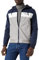 Jack & Jones Jjerush Blocking Hood Bomber Giacca, Blu (Navy), L Uomo