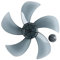 Agoky 14 Inches Aspas de Ventilador Palas de Ventilador Plástico de 5 Hojas Con/Sin Tuerca para Ventilador de Techo Ventilador de Pie Mesa Hojas Repuestos Ventilador Gris One Size