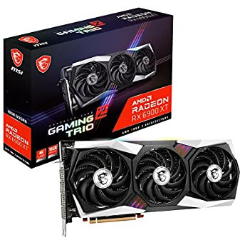 MSI Gaming Radeon RX 6900 XT Gaming Z Trio 16G 16 Go GDDR6 256 Bits HDMI/DP Nvlink Torx Fan 4 AMD Carte Graphique AMD (RX 6900 XT Gaming Z Trio 16G)