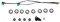 Ocnvlia For Tesla Model S Door Handle Upgrade Repair Kit Micro Switch Wiring Harness 1016009-00-C Handle Paddle with Door Trim Clips