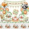 Woodland Baby Shower Decorations - Forest Animal Friends Fox Deer Bear Racoon Set Including Plates, Cups, Napkins, Tablecloth, Cake toppers, Balloons, Banner - Serve 20