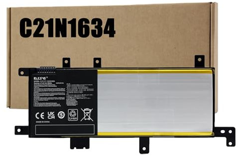 BLESYS C21N1634 Akku für Asus VivoBook F542U F542UN R542U R542UA R542UF R542UN R542UQ R542UR X542U X542UA X542UF X542UN X542UQ X542UR r542uq-gq345t Laptop 7,6V 38Wh C21PQCH 2ICP4/59/134