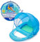 SwimWays Spring Float Premium Recliner Pool Lounge Chair with Adjustable Canopy and Hyper-Flate Valve, Blue