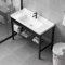 Freistehendes Waschbecken Porzellan Waschwanne Keramik Waschbecken Spülbecken Edelstahl Spültisch Camping Spüle Mit Unterschrank Outdoor Küche Sink Für Waschküche Hauswirtschaftsraum Keller Garten ( S