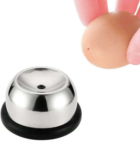 1 Abridor Herramienta de Perforación de Huevos Cocidos, Huevos Perforador de Agujeros, Perforador de Huevos Inoxidable, Batidor de Cáscaras de Huevo, para Huevos Crudos/Suaves/Duros