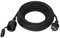 YIDE Verlängerungskabel 20m Outdoor Gummi Verlängerung mit Schuko Stecker für den Außenbereich IP44 Kabelverlängerung H05RR-F 3G 1,5mm² 3500W Elektrokabel außen mit Schutzkappe Schwarz
