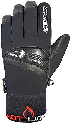 Chiba Herren Snow Pro Leder Handschuhe, Herren, Snow Pro Leather, schwarz, Size 10.5