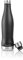 GLACIAL Isolierte Edelstahl Trinkflasche, Wasserflasche, Thermosflasche - Matte Black 600ml