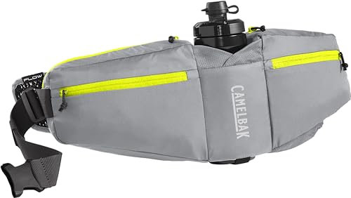 CAMELBAK Mixte Podium Flow 4 Ceinture de Cyclisme Sac d'hydratation, Gris, 4L