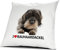 printplanet® Kopfkissen Rauhaardackel, Kissen mit Füllung I Love Rauhaardackel, 40 cm, 100% Baumwolle