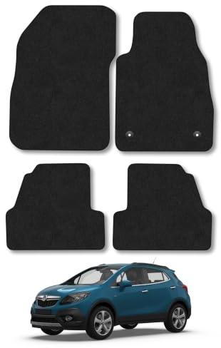 Vauxhall Mokka X (2013-2020) Carpet Car Mats | Black Edge Trim Tailored Fit Floor Mats Full Coverage Protection Accessories Easy Clean Anti Slip Made in the UK