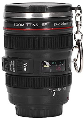 Stainless Steel Lens Mug, Food Grade Material Multipurpose Photo Coffee Cup Camera Lens Coffee Mug for PhotographersHome