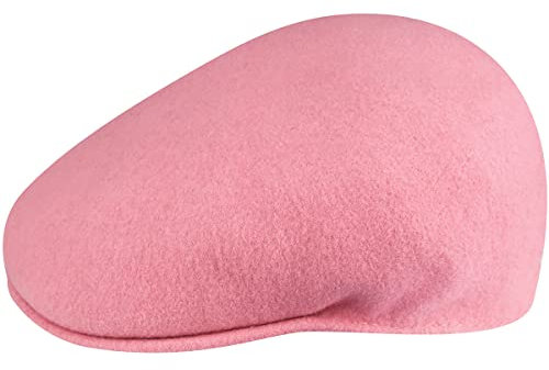 Kangol Herren Damen Mütze Schirmmütze Flatcap Original 504 | Schlägermütze mit Kultstatus 0258BC rosa XL (60-61 cm)