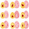 FainFun Ausstechformen Ostern Kunststoff, 9 Stück Plätzchen Ausstecher Ostern 3D, Keksausstecher für Ostern, Ausstecher Set für die Herstellung von Cookies, Zucker Cookies und Schokolade