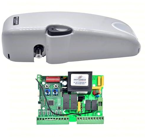 ATTUATORE MOTORE PER PORTA BASCULANTE BOX GARAGE 230V CON CENTRALE QUADRO BAZER