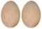 Teemando® 2 X Stopfei aus Holz, als Fingerhut, Fingerschutz zum Sopfen von Löchern in der Kleidung