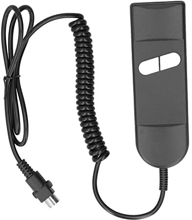 Tyenaza Mando Sillon Relax, Control Manual de ABS Reclinable Eléctrico de 5 Pines, con 2 Botones y Alambre de Resorte, Sofa Eléctrica Controlador para Sofa de Silla de Masaje, Sillóns Reclinabl