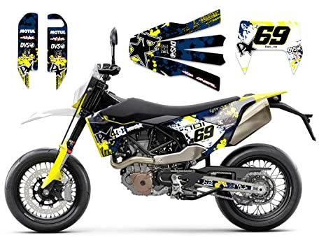 race-styles Aufkleber kompatibel mit Husqvarna 701 Supermoto | Dekor Design dots