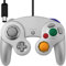 Retrogame WII/GC GAMECUBE CONTROLLER SILVER/ARGENTO