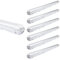 Sonnewelt Reglette LED Garage 150 cm Impermeabile 6 Unità 24 W 4800 LM IP65 2 x T8 Tubo, Bianco Freddo 6000 K per Officina, Sotto Plafoniera