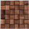 BROSZEIT St. Moritz Wandpaneele für Wohnzimmer/Wohnraum Eiche Echtholz hochwertige Wandverkleidung und Akustikeffekt in 3D Optik (30 x 30 x 0,6mm) 10 Stk/0,9m² per Pack. (Eiche geräuchert)