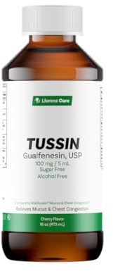 Llorens Care Guaifenesin Liquid Expectorant 100 mg per 15 mL, 16 fl oz
