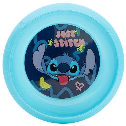 Stitch wiederverwendbare Kinderschüssel aus Kunststoff