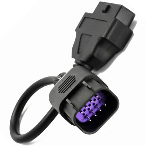 Goliton Motorcycle 8 Pin Male To 16 Pin OBD2 Cable OBD Diagnostic Adapter Connection Line Compatible with Polaris ATV Slingshot RZR