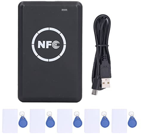 NFC Reader Writer, Schnelle Reaktion, Stabiles Lesen, Berührungsloser USB-NFC-Leser 5 V, Einfach zu Verwenden für,für Systeme mit IC-Kartenlesung