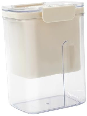 Folpus Colador de Yogurt Griego, Recipiente para Leche de Nuez con Tapa, Prensa de Resorte, ción, Herramientas de Cocina, separación de suero, Filtro
