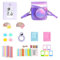 11 in 1 Instant Camera Accessories Kit for Fujifilm Instax Mini 12 With Camera Case+Photo Album & Frames+Wall Hanging Frame+Colored Filter+Selfie Lens (Magic Purple)