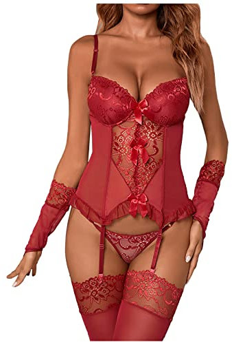 dessous damen sexy reizwäsche wäsche set unterwäsche größen straps set kaufen rosa babydoll sport bh ohne bügel Strapsen Dessous Set boxing moulin rouge reizwäsche hochwertig reizwäsche durchsicht