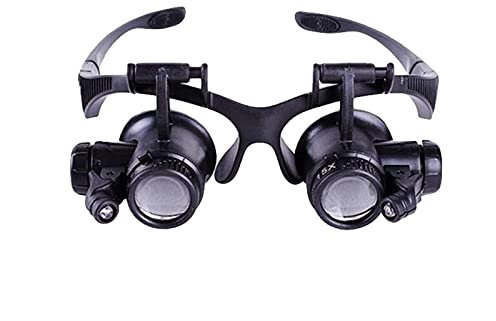 Licallificatori, Vetro D'Ingrandimento Di Tipo Occhiali, con Luce a Led Ingranditore Multiplo