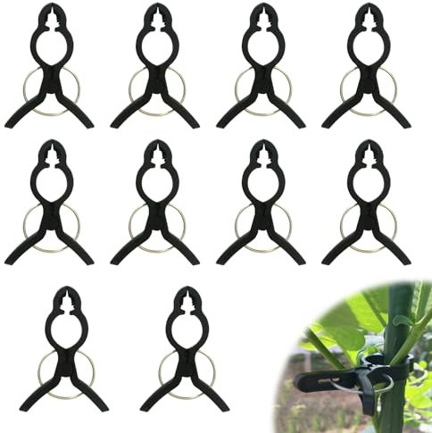 Pflanzenclips, Wiederverwendbare Pflanzenklammern Groß, Klammern für Pflanzen, Tomaten Klammern, Tomatenclips Blumenklammern, Pflanzen Clips für Unterstützen und Halten Garten Pflanzen Gemüsefrucht